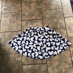 Patterned skater skirt